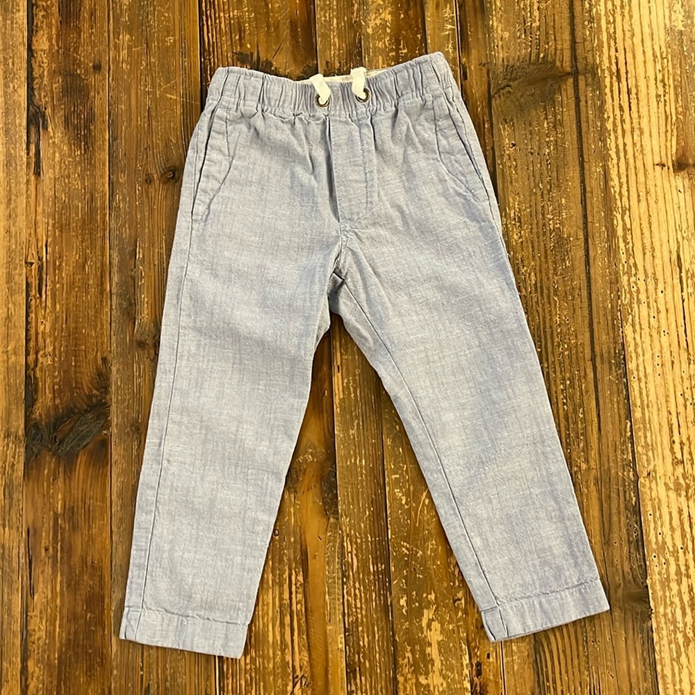 J Crew boys chambray pant, size 4.